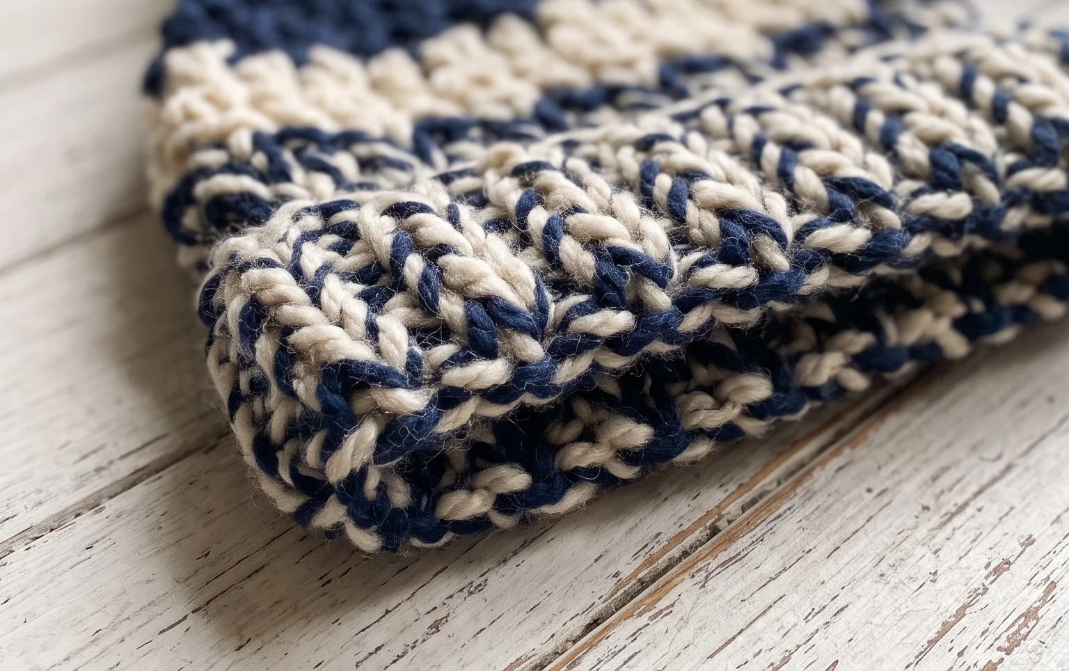 Alpine Hygge Beanie Free Chunky Crochet Hat Pattern - The Knotted Nest