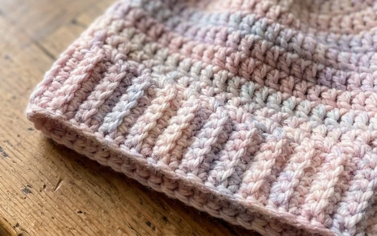 Free Crochet Beanie Pattern, The Cozy Pom Pom Beanie