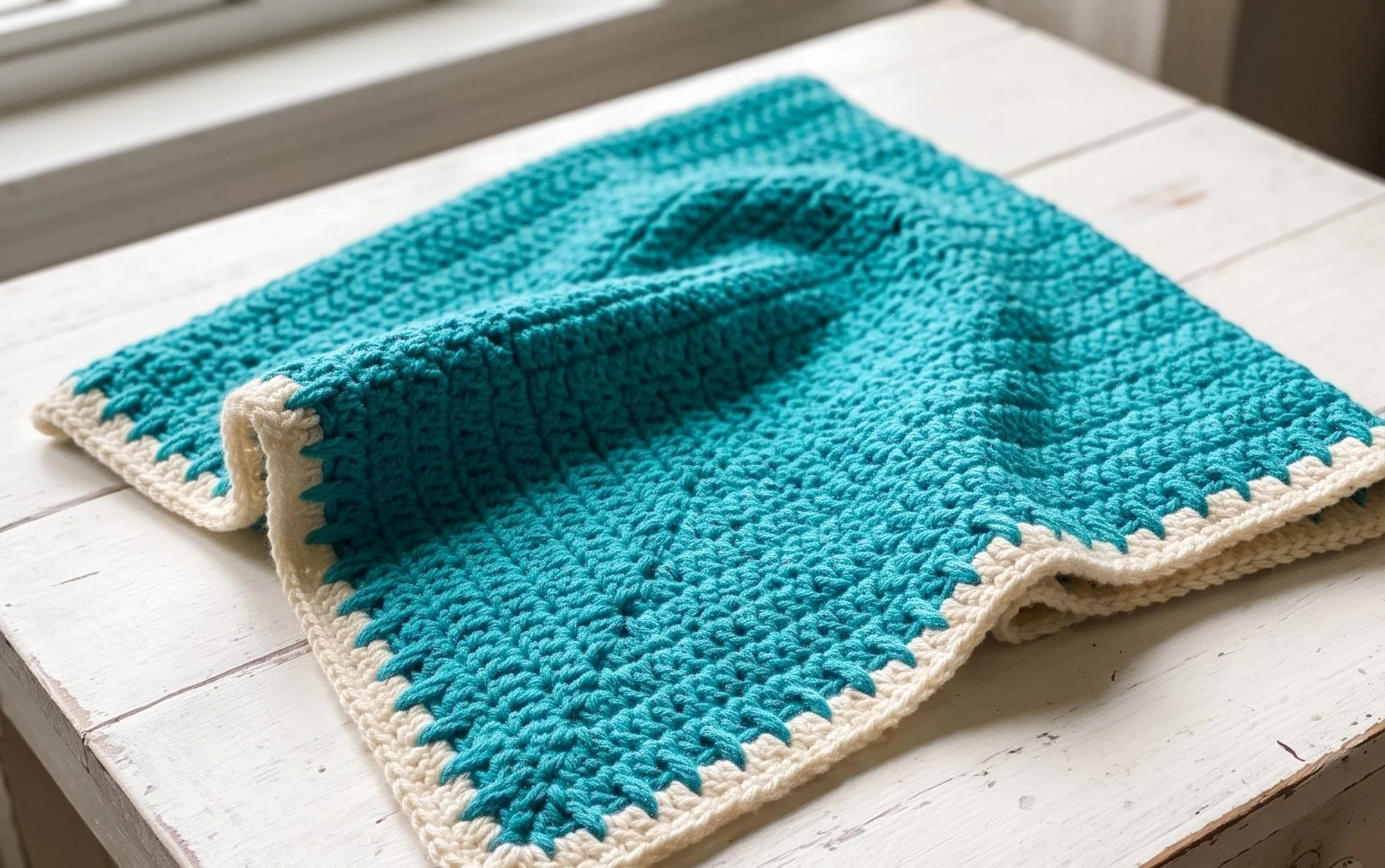 Spike Stitch Crochet Edging Free Pattern for Beginners