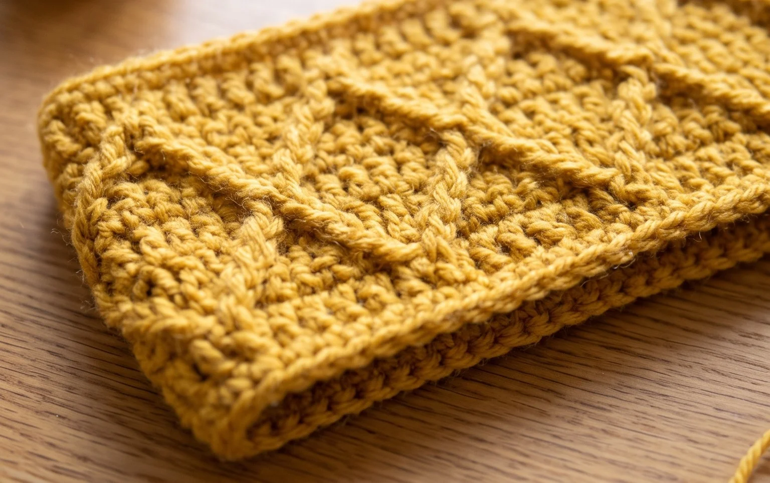 Diamonds Ear Warmer - Free Crochet Pattern
