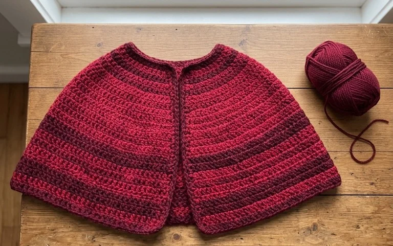 Easy Women Cape Free Crochet Patterns: Beginner Tutorial