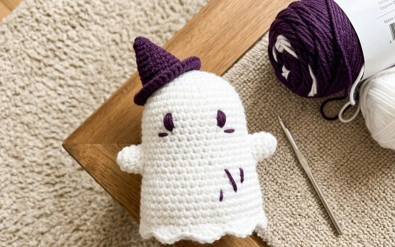 Crochet Ghost Amigurumi: Free Beginner Pattern & Tutorial