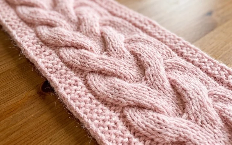 Knit Braided Scarf