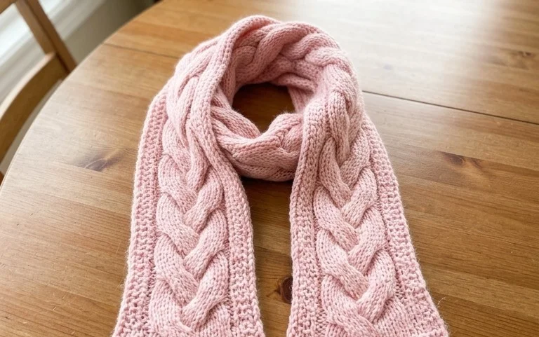 Easy Knit Braided Scarf: Free Beginner Crochet Pattern