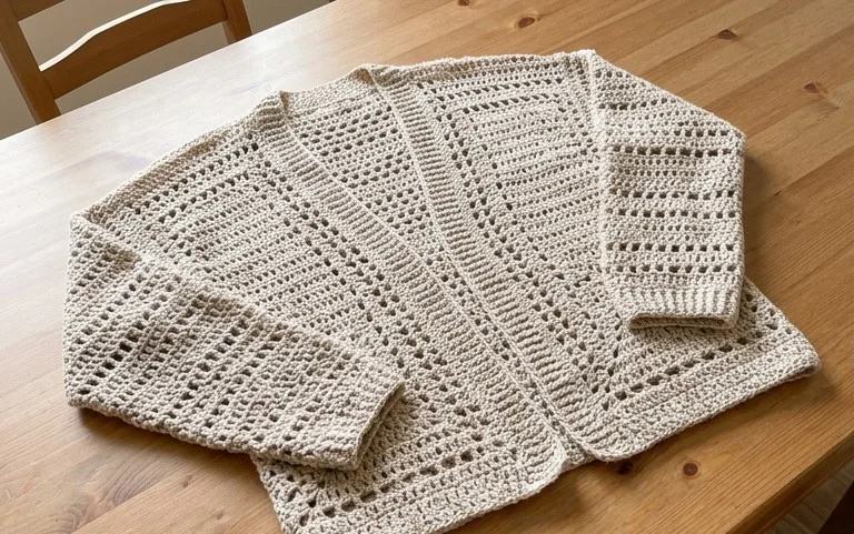 5 Free Summer Cardigan Crochet Patterns for Beginners